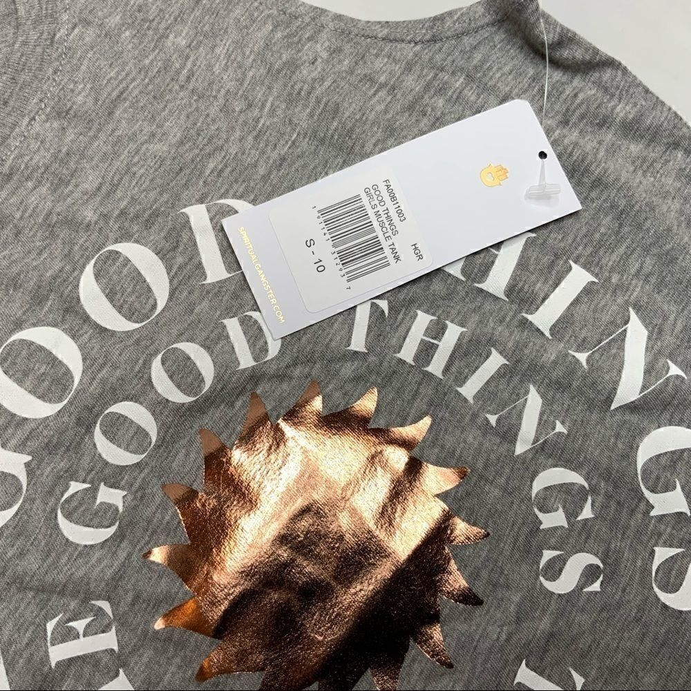Spiritual Gangster Kids ‘Minime Collection’ Muscle Tee “Good Things Take Time” — image 4 of 6
